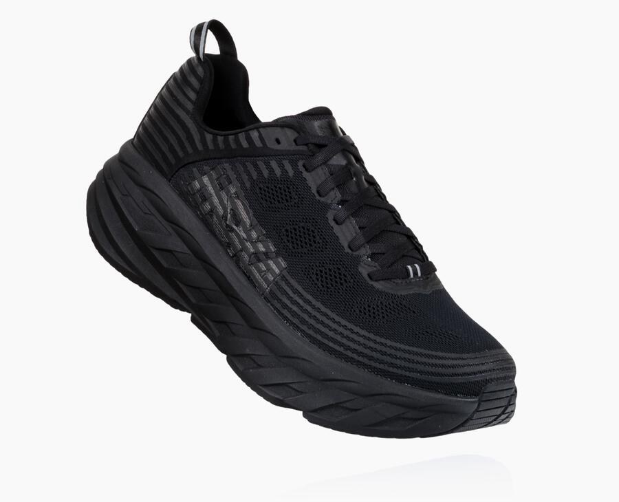 Hoka One One Koşu Ayakkabısı Erkek Siyah - Bondi 6 - WZ0182697